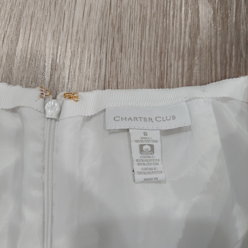 White Lace Cotton Skirt - image 2